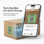 Moving Box Labels, 108 Smart QR Code Stickers, Color-Coded 2.5x2.5