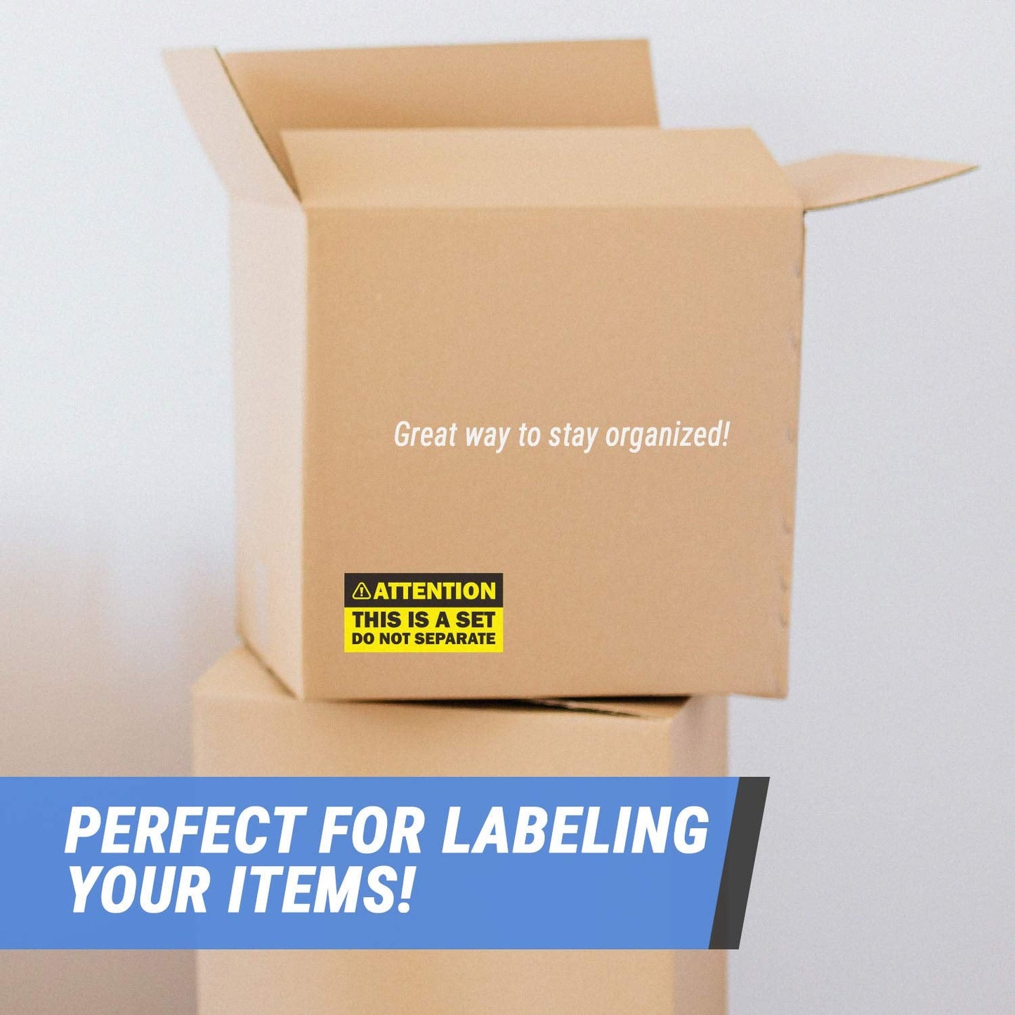 This is a Set Stickers (Extra Large) - 3" x 6" Neon Yellow, This is a Set Do Not Separate Labels Stickers - Sold as Set Do Not Separate Bundles Shipping Together Packing Labels - 300pcs