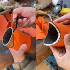 10 sizes Precision Pipe Saddle Template Cutting Guide - Plumbing Pipe Saddle Template Kit for Welding and Installation, Accurate Arc Edge Contour Cut Guides, Fits Multiple Pipe Sizes & Materials