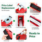 NATURALABEL 1-Line 8-Digit Price Gun Kit (Model NT5500, Red)