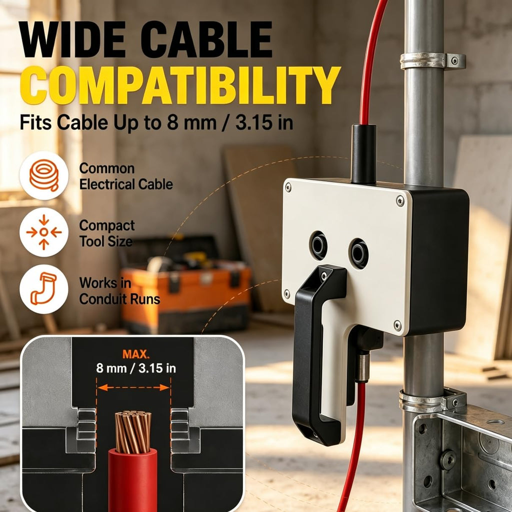 Wire Pulling Tape & Cable Fishing Tool for Conduit Wiring 0.3in