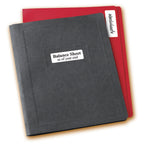 Avery® Multi-Use Removable Labels, 1" x 3", White, Non-Printable, 72 Blank Labels Total (6728) 1 x 3 Inch
