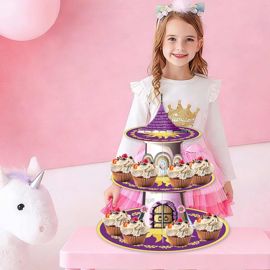 1PCS Purple Princess Party Cake Stand