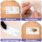 8 Rolls 4000 Pcs Removable Freezer Labels for Food Containers