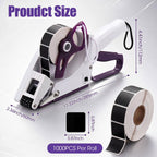 Label Applicator, Target Paster Gun with 2 Rolls Pasters,Black Black