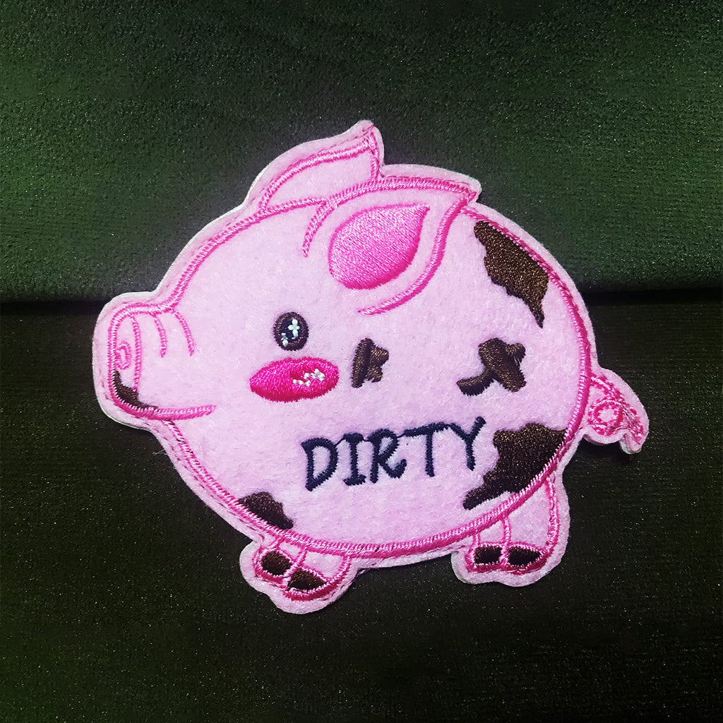 Clean Dirty Magnet for Dishwasher Oxepleus Funny Handmade Felt Piggy
