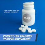 March, Months of the Year (2 inch, Grey - 600 Labels) Circle Dot March Stickers for Perishable Items, Inventory or Medications