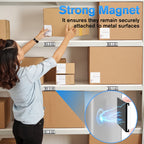 MaxGear 100 Pack C Channel Magnetic Label Holders, 1 x 3" 1"x3"