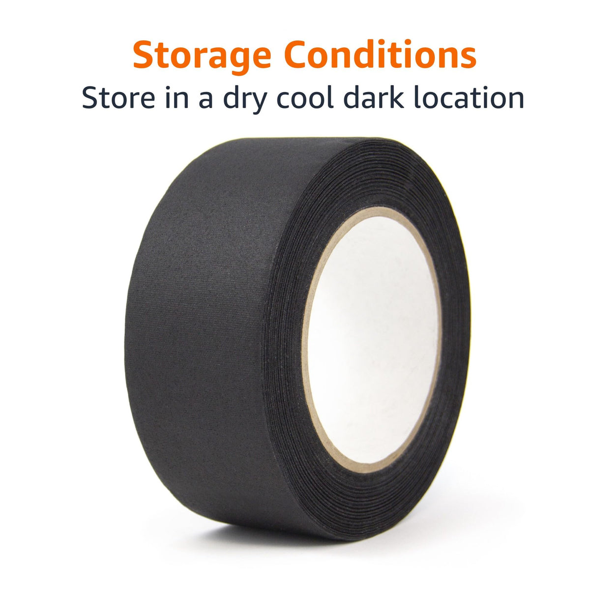Amazon Basics No Residue, Non-Reflective Gaffers Tape for Photography, 2 inch x 90 feet, Black 2" x 90'