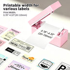 Bluetooth Thermal Label Printer,4x6 Shipping Label Printer Pink