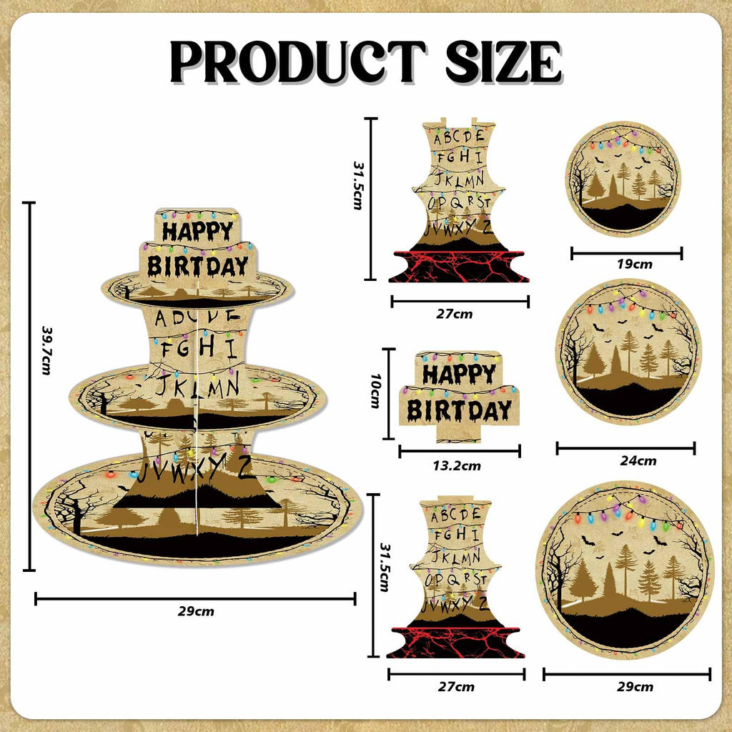 Horror Themed Birthday Party Cupcake Stands Cake Tower