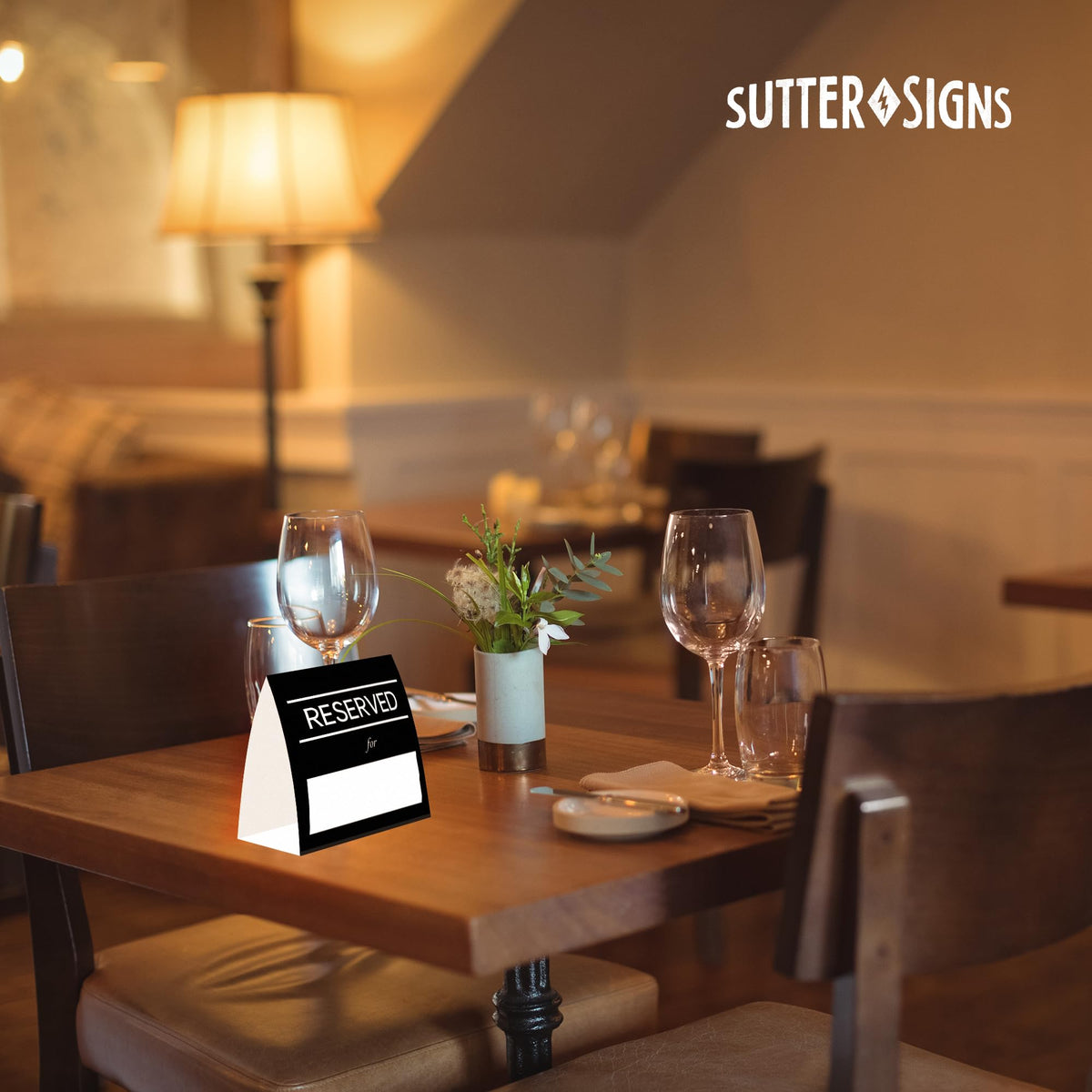 Reserved For Table Signs 20 Pack Reserved For