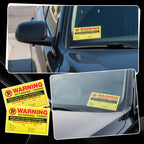 100 Pcs Parking Violation Stickers 5 x 8 Inches