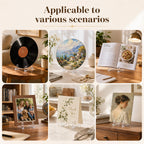 2-Pack Clear Acrylic small plate stands for display 2.36 Inch