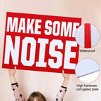 GlikCeil Extra Large Cheer Signs for Competition 18 x 24 Inch,Red Red