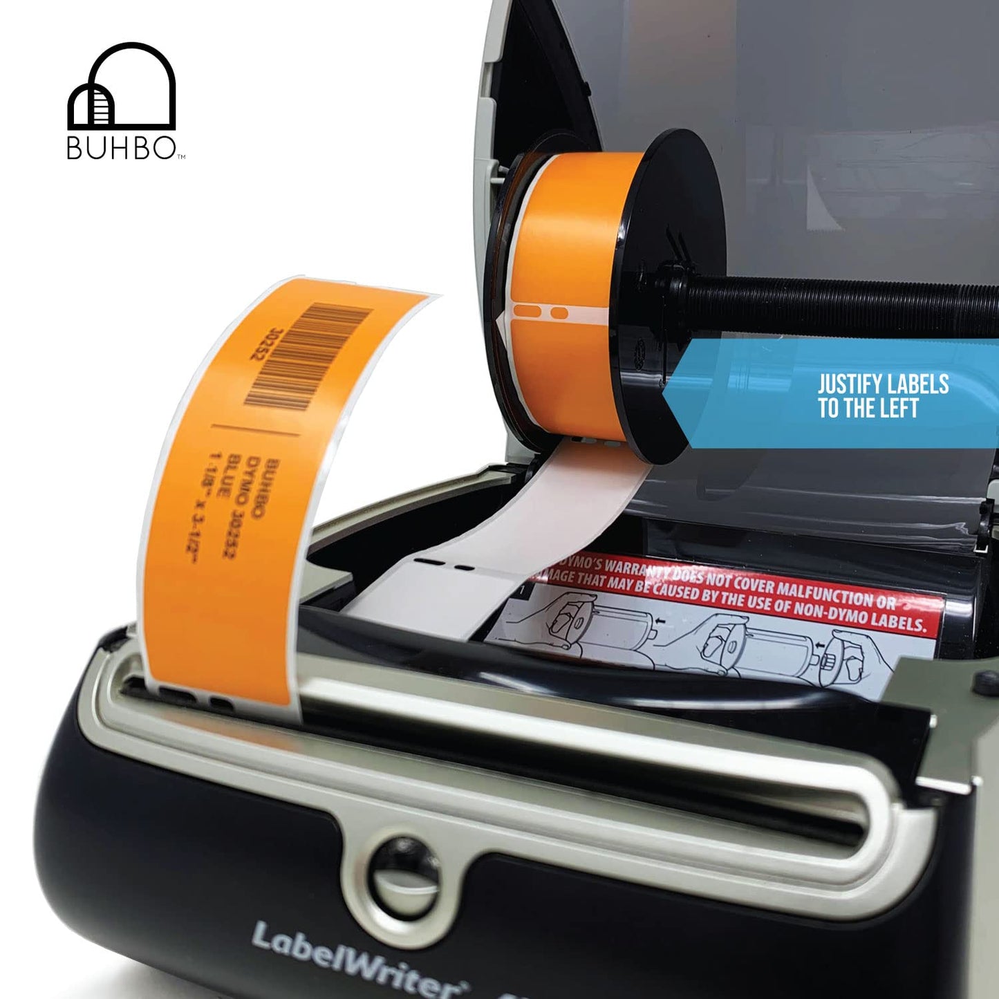 Buhbo Compatible with DYMO LabelWriter LW 1-1/8" x 3-1/2" Pink Mailing Address Label 30252 (350 Labels Per Roll) Pink 1 Roll
