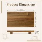 Acacia Wooden Riser for Kitchen Counter 12 x 7 x 1.6 in