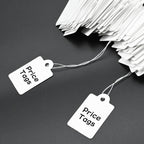 1200 Pack White Price Tags with String Attached Writable Display Labels 1200PCS