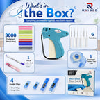 Stitch Gun for Clothes, 3010 Piece Micro Stitch Kit BLUE