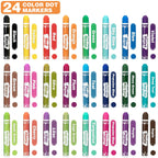 24 Color Dot Markers for Kids Washable Bingo Markers Dot Paint Marker Set small 24