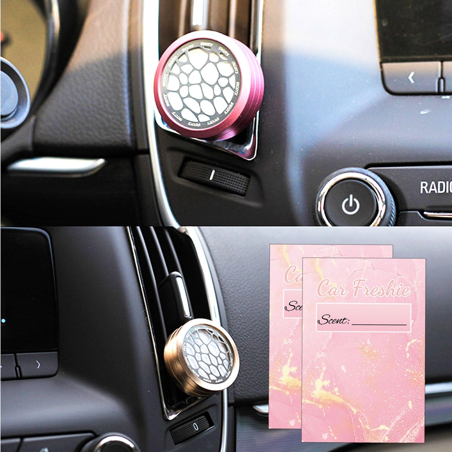 Car Freshiess Insert Cards Freshies Scent Label 4”x6”Care Instruction Cardstock DIY Crafts Label Stickers for Freshies Car Business,Beads and Silicone Molds Supplies 50 Pcs