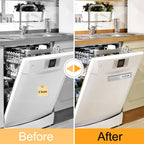 Dishwasher Magnet Clean Dirty Sign - Strong Magnetic & Non-Scratch Reversible Dishwasher Indicator, Easy to Slide & Read, with Optional Adhesive - Dishwasher Sign Kitchen Decor and Accessories Dishwashermagnet-s-brushedsilver