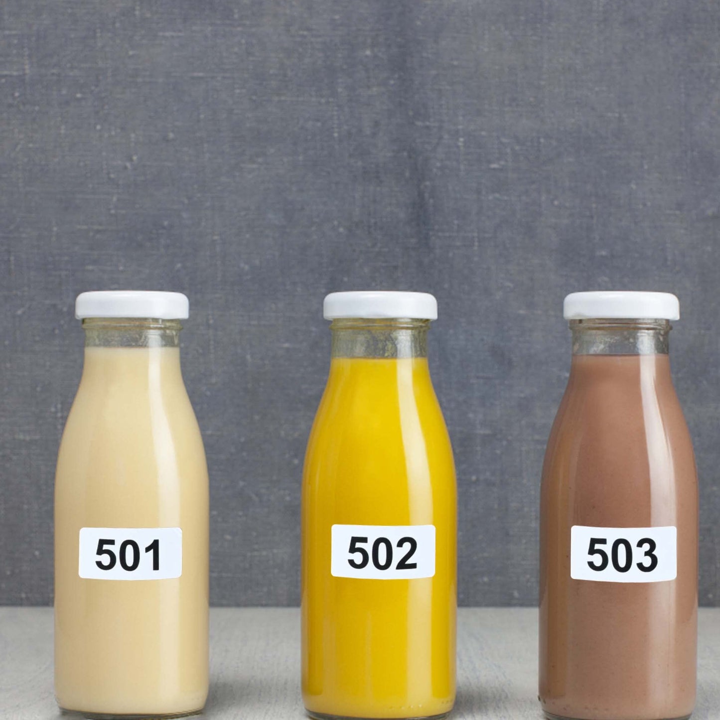 Consecutively Numbered Labels, 2 x 1 Inch Self-Adhesive Vinyl Inventory Numbered Sticker (001-500) 001-500