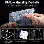 20 PCS Small Acrylic Sign Holder 4x3 inch, Small Acrylic Food Sign Labels for Party Buffet, Retail Price Display Holder, Clear Plastic Table Counter Top Stand for Name Card, Bakery, Wedding, Event Decor 20PCS 4" X 3"(10.1X7.6)