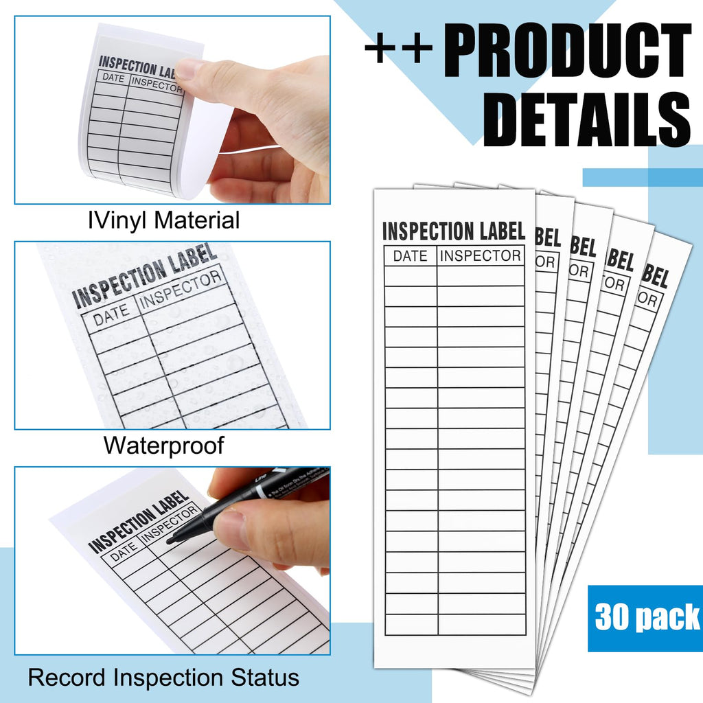 10 Pcs General Inspection Labels 10