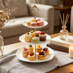 QTLCOHD 15 Sets 3 Tiered Cake Stand Hardware Kit, Zinc-Alloy, Gold Crown