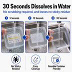 Dissolvable Food Rotation Labels 2"×3" Shelf Life Stickers 300 PCS