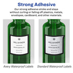 Avery Printable Durable White Square Labels, Sure Feed Technology, 2" x 2", Print-to-the-Edge, Waterproof Labels, Laser & Pigment-Based Inkjet Compatible, 120 Total 120 labels