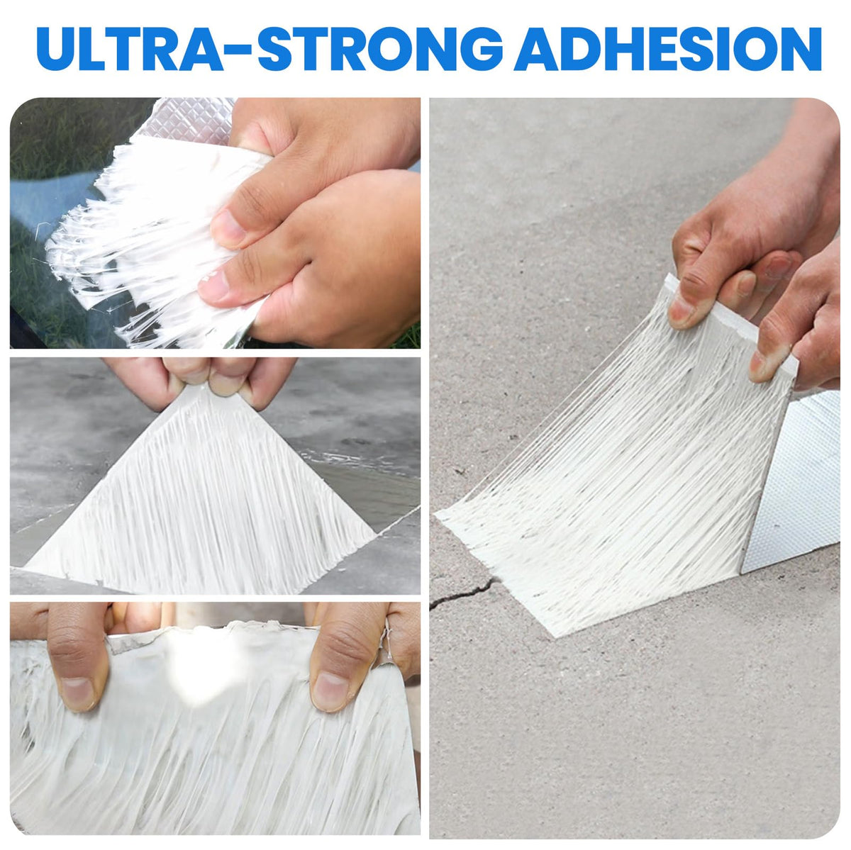 ADHES Butyl Tape Waterproof Tape, 2inch x 16feet Aluminum Foil Tape 2 inches x 16 feet Silver 1