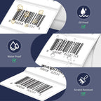LLIKED 2.25" x 1.25" Direct Thermal Labels, 1000 Barcode Address Labels 2.25"x1.25"-1 Roll