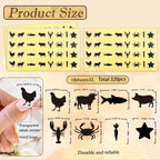 320 Pcs Meal Choice Stickers for Place Cards