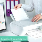 LLIKED 2" x 2" Matte Square Printable Sticker Labels, 1200 Labels 2" x 2" 100 Sheets