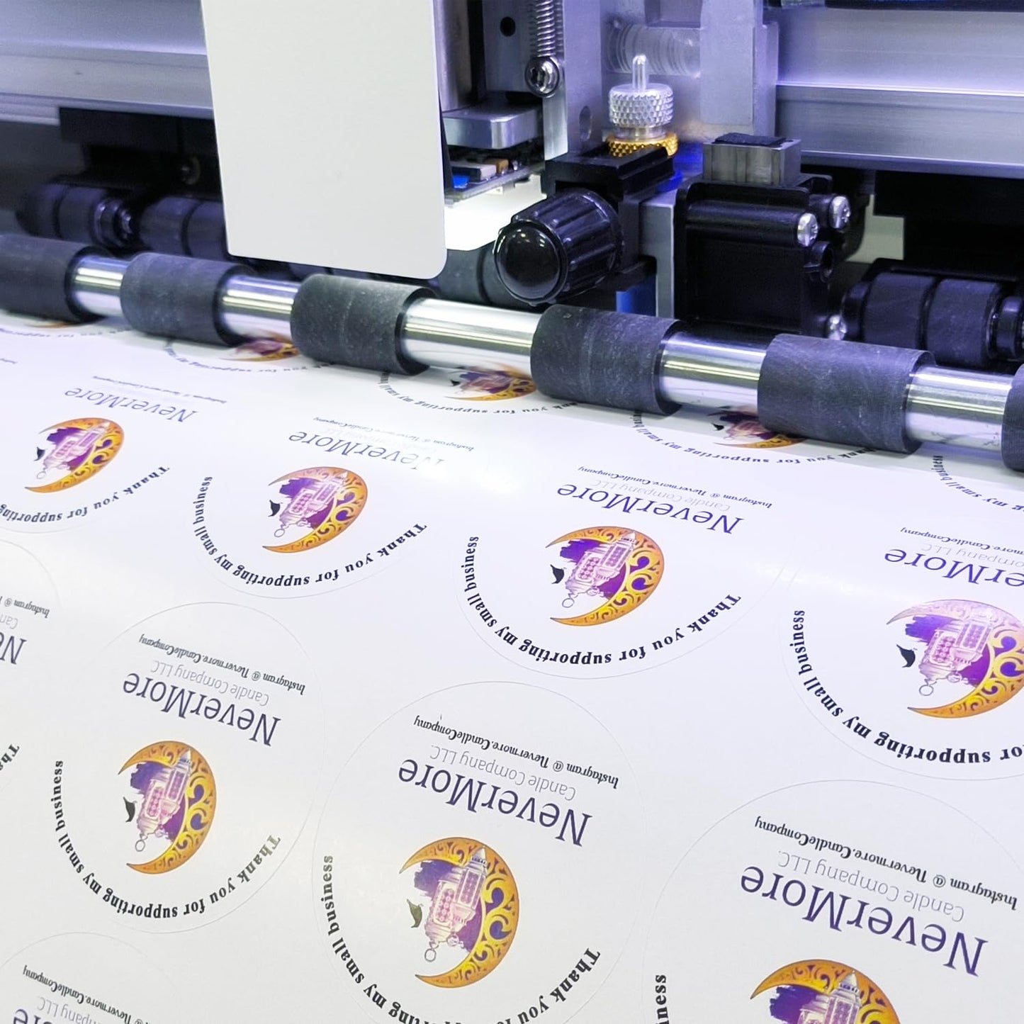 Custom Stickers for Business Logo, Personalized Labels Stickers Decals Text Name Image Photo - Waterproof, Dishwasher Safe, Fade Resistant, UV Protected, Heat and Cold Resistant