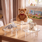 Lineshading 3 Pcs Round Acrylic Display Riser Clear (9'', 11'', 13'') 9'',11'',13''