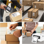 Joyberg 4x6 Thermal Labels - Strong Adhesive, White Thermal Printer Paper 240 Labels