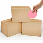 3 Inch Round Permanent Color-Code Dot Sticker, Pink Color Coding Label 1 Roll-500PCS