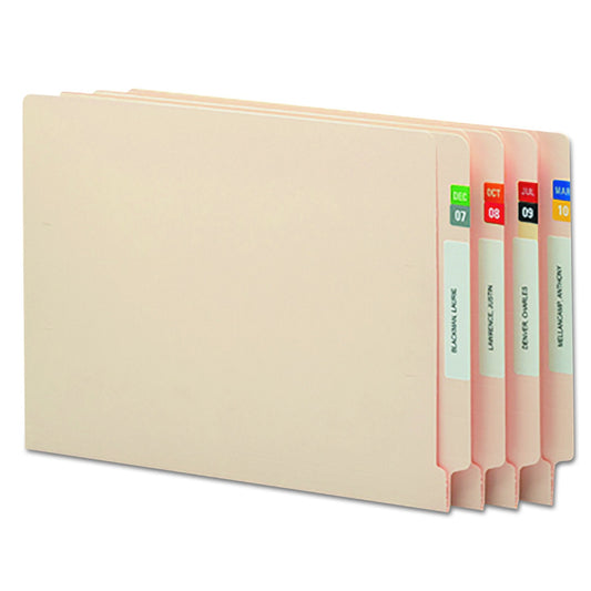 Smead ETS Color-Coded Month Label, Jan.-Dec., Label Sheet, Assorted Colors (67450) Jan-Dec 3000 Labels