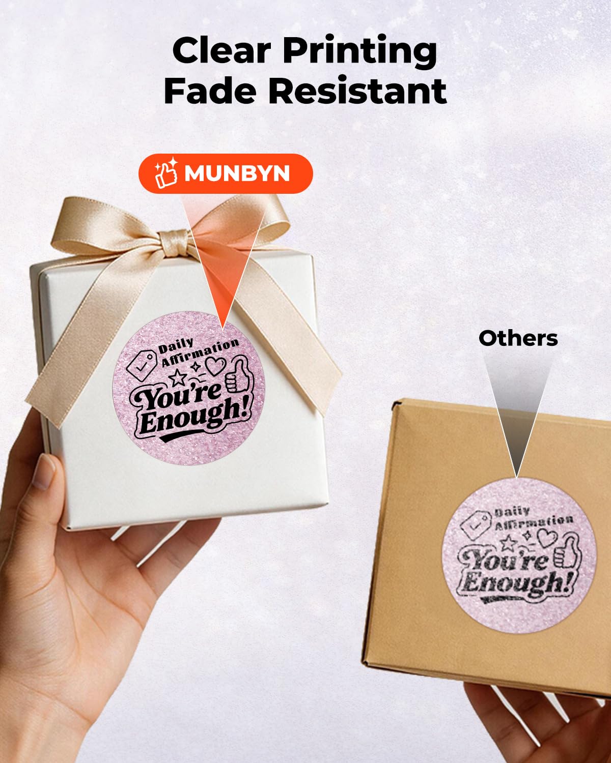 2" Glitter Thermal Labels 100 Labels/Roll+2" Holographic Round Thermal Labels 400 Labels/Roll