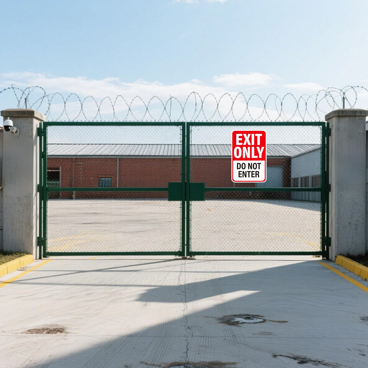 2Pack Exit Only Do Not Enter Sign 18"×12" Engineer Grade Reflective