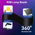 LED signs for business,APP control DIY text,LED window ads display screen 27x5in