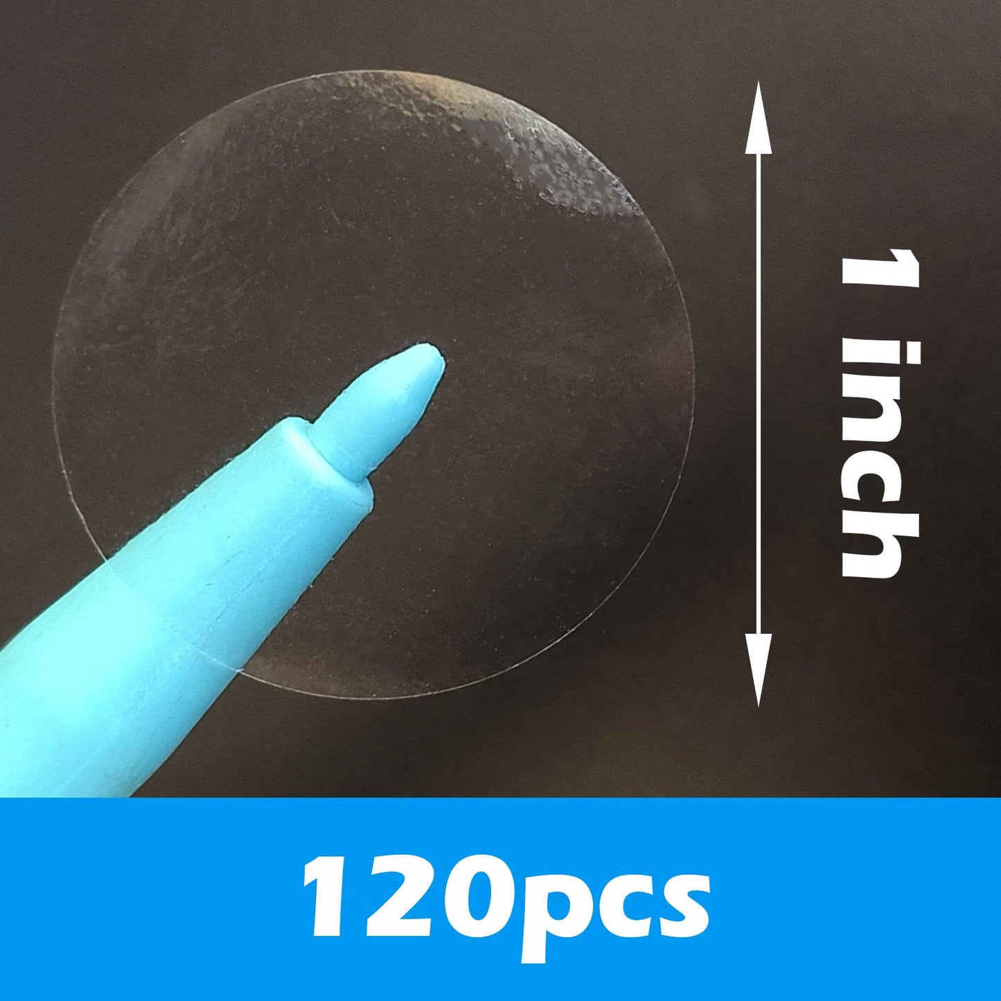 Clear Tamper Evident Stickers Package Security Seals 1 inch Transparent Circle Round Labels Tamper Proof Stickers for Envelopes, Box and Gift Packaging(120pcs)… 120 Round