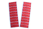 TamperSeals Group - 100pcs Non Transfer Tamper Evident Security Warranty VoidOpen Labels/Stickers/Seals for The Reusable Package and Expensive Surface (Red, 1 x 3.35 inches, Serial Numbers) Red