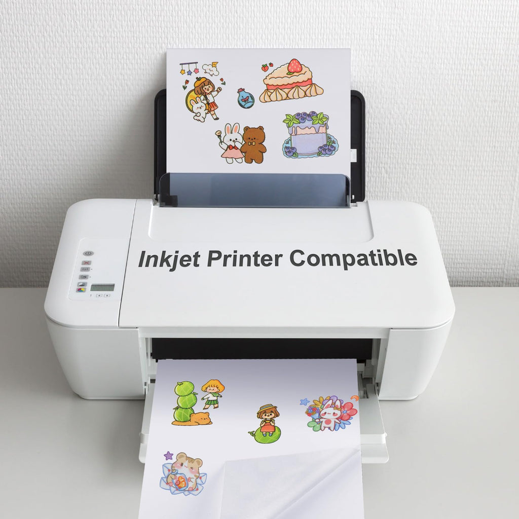 Feifeiya 30 Pcs Washi Paper Sticker, 8.5 x 11 Inches