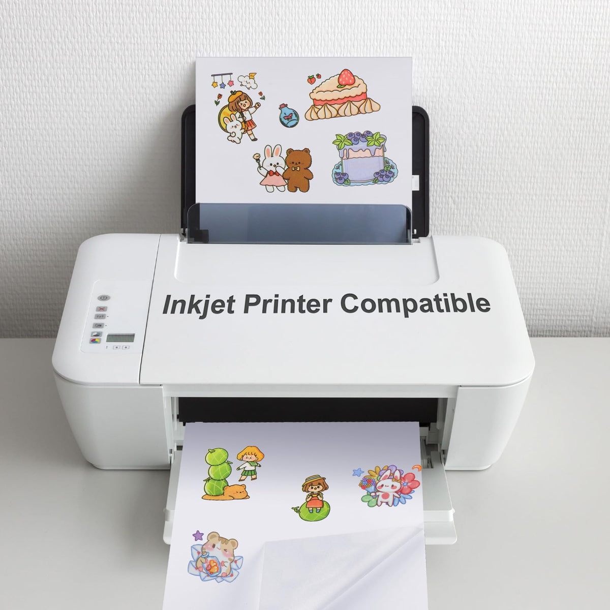 Feifeiya 30 Pcs Washi Paper Sticker, 8.5 x 11 Inches