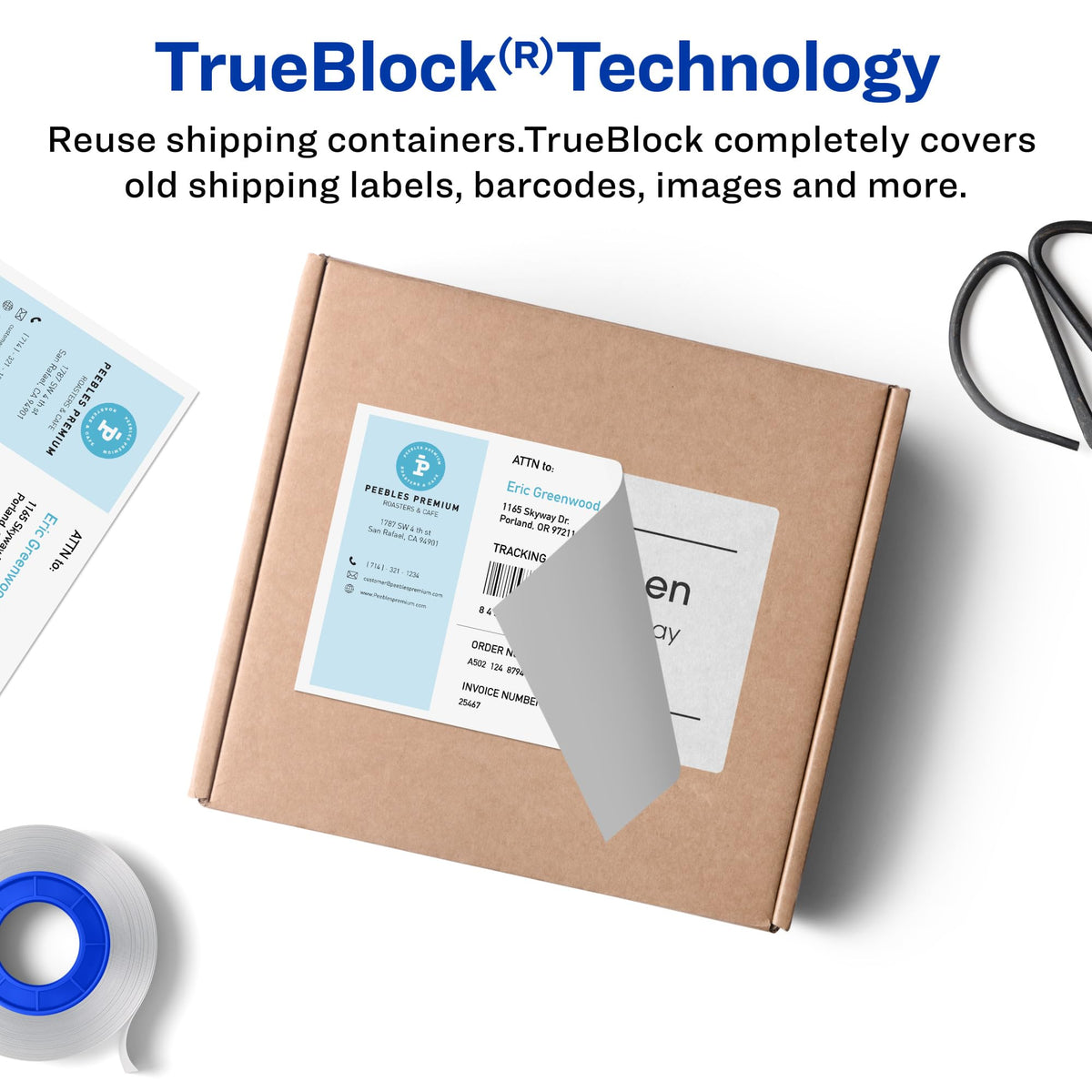 Avery® Shipping Labels with TrueBlock® Technology, 4" x 6", White, Permanent, 6 Packs for 120 Labels Total (45292)