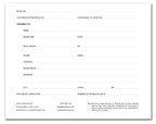 BookFactory Visitor Log Book Register, Blue, Hardbound, 120 Pages